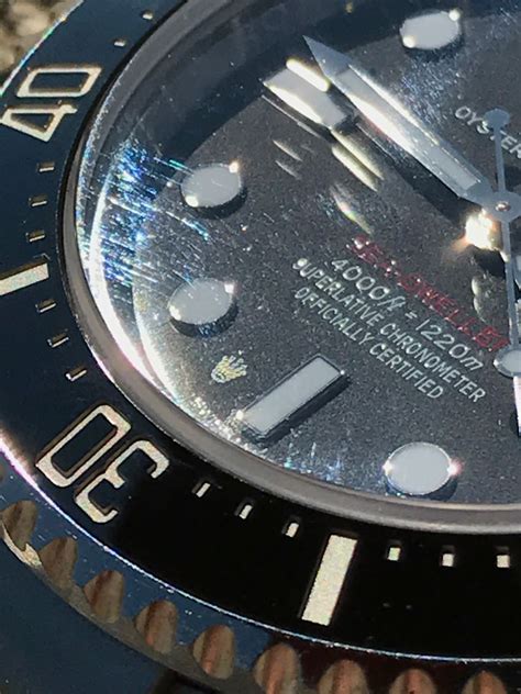 rolex laser etched crystal history